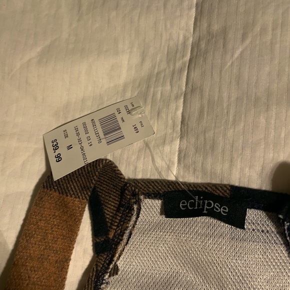 plaid overall dress, size medium - Picture 4 of 6